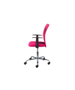 POLTRONCINA UFFICIO CON BRACCIOLI TRASPIRANTE ED ELEVABILE DA 85-95 CM